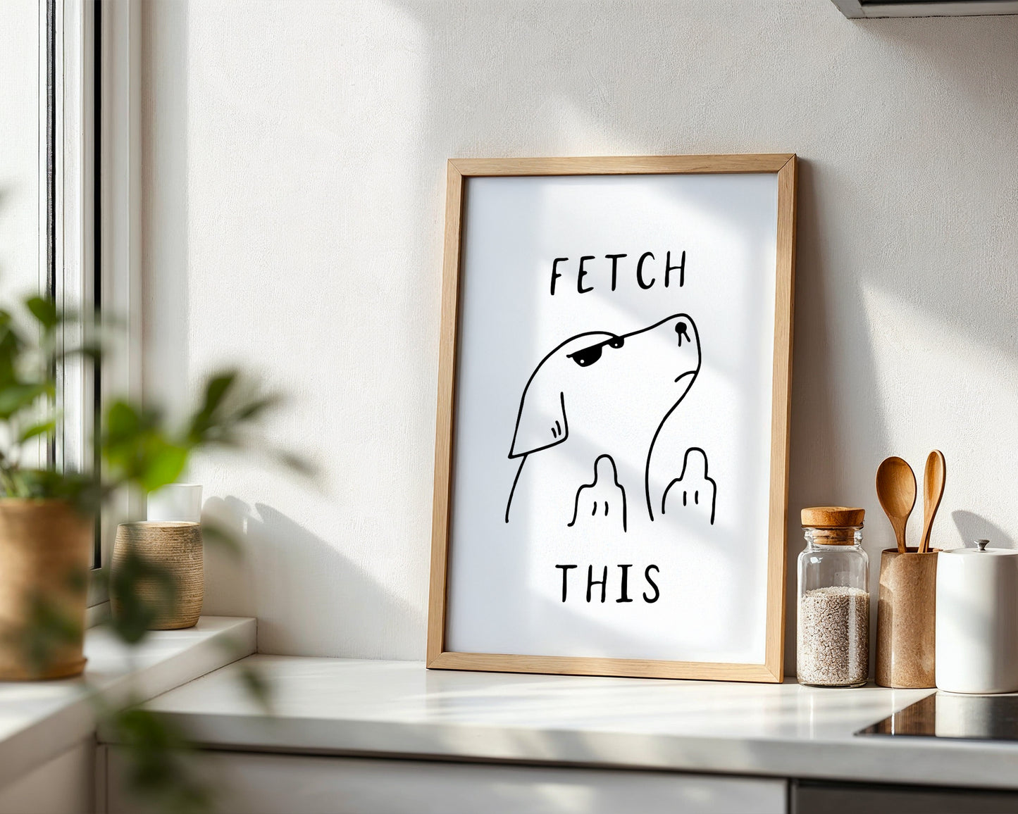 Fetch This Dog - Digital Poster (A3)