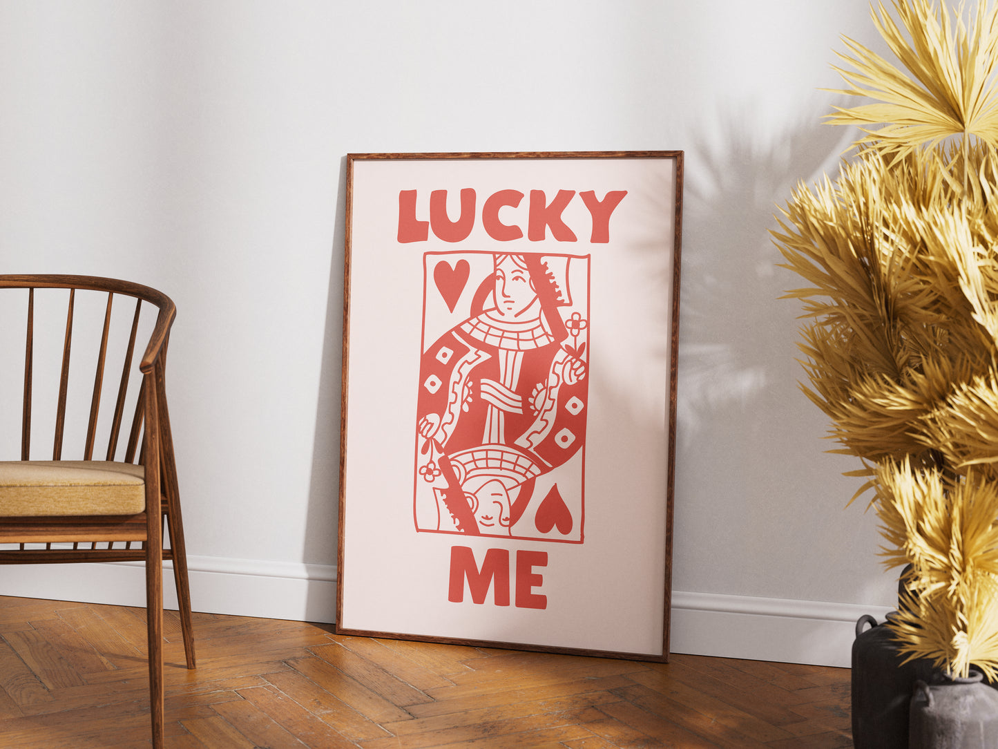 Lucky Me Queen - Digital Poster (A3)
