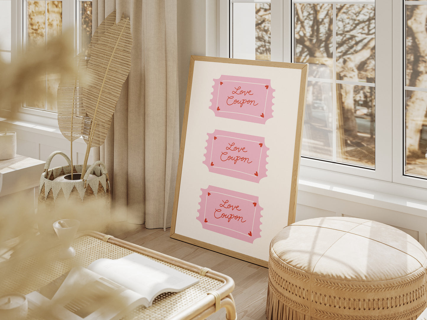 Love Coupon Trio - Digital Poster (A3)