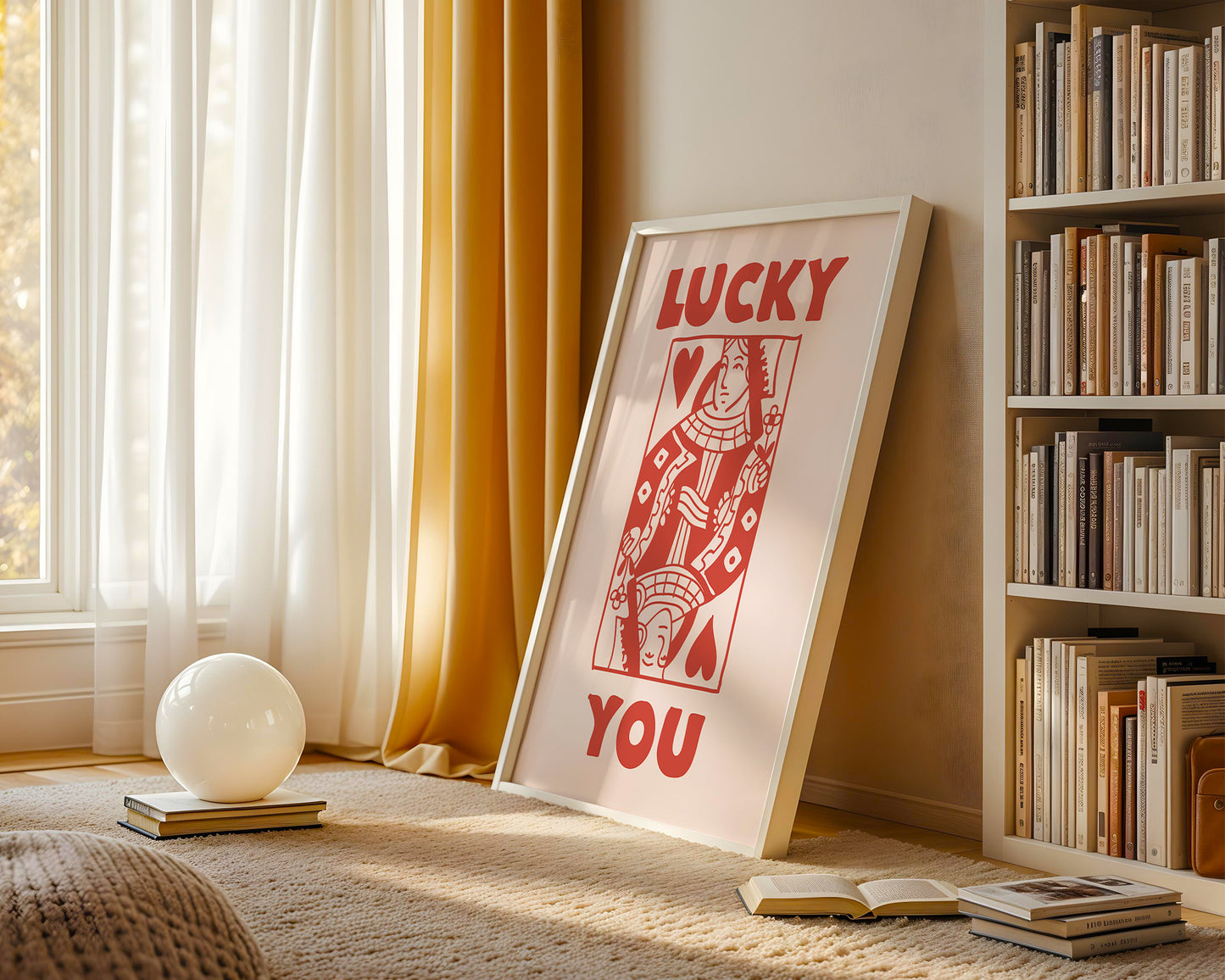 Lucky You Queen - Digital Poster (A3)