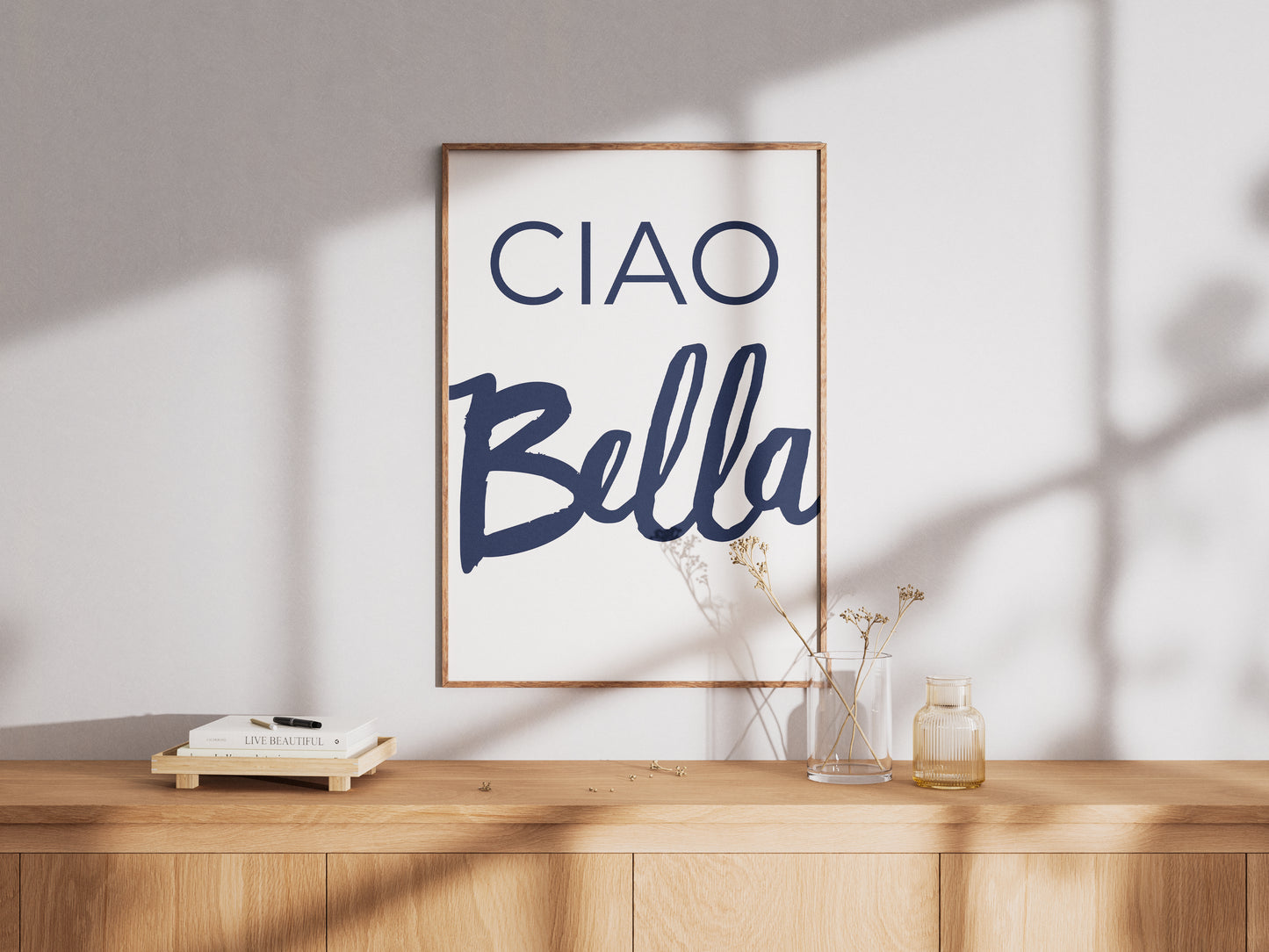 Ciao Bella Navy - Digital Poster (A3)