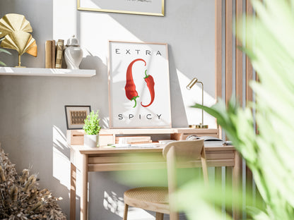 Extra Spicy Peppers - Digital Poster (A3)