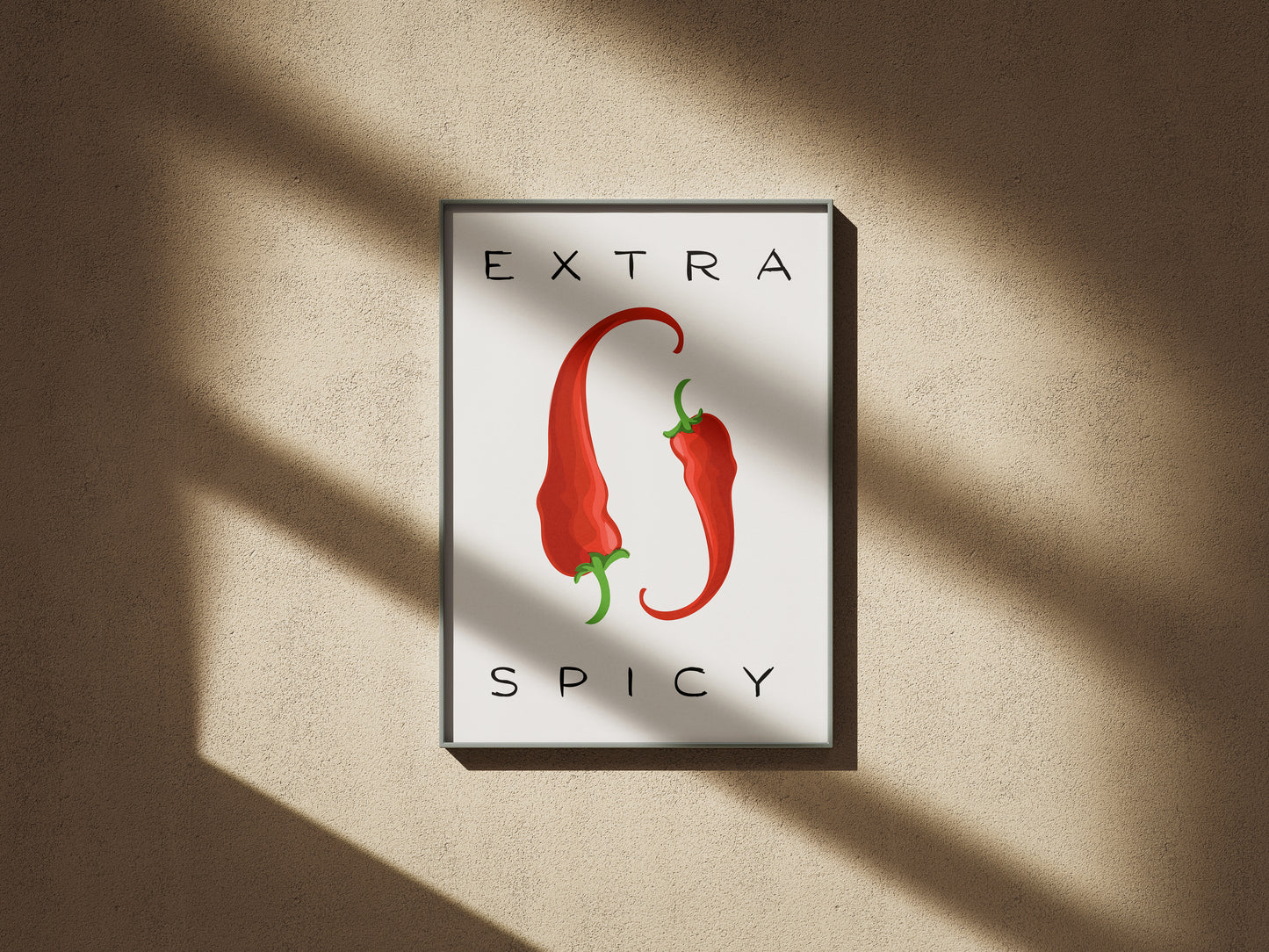 Extra Spicy Peppers - Digital Poster (A3)