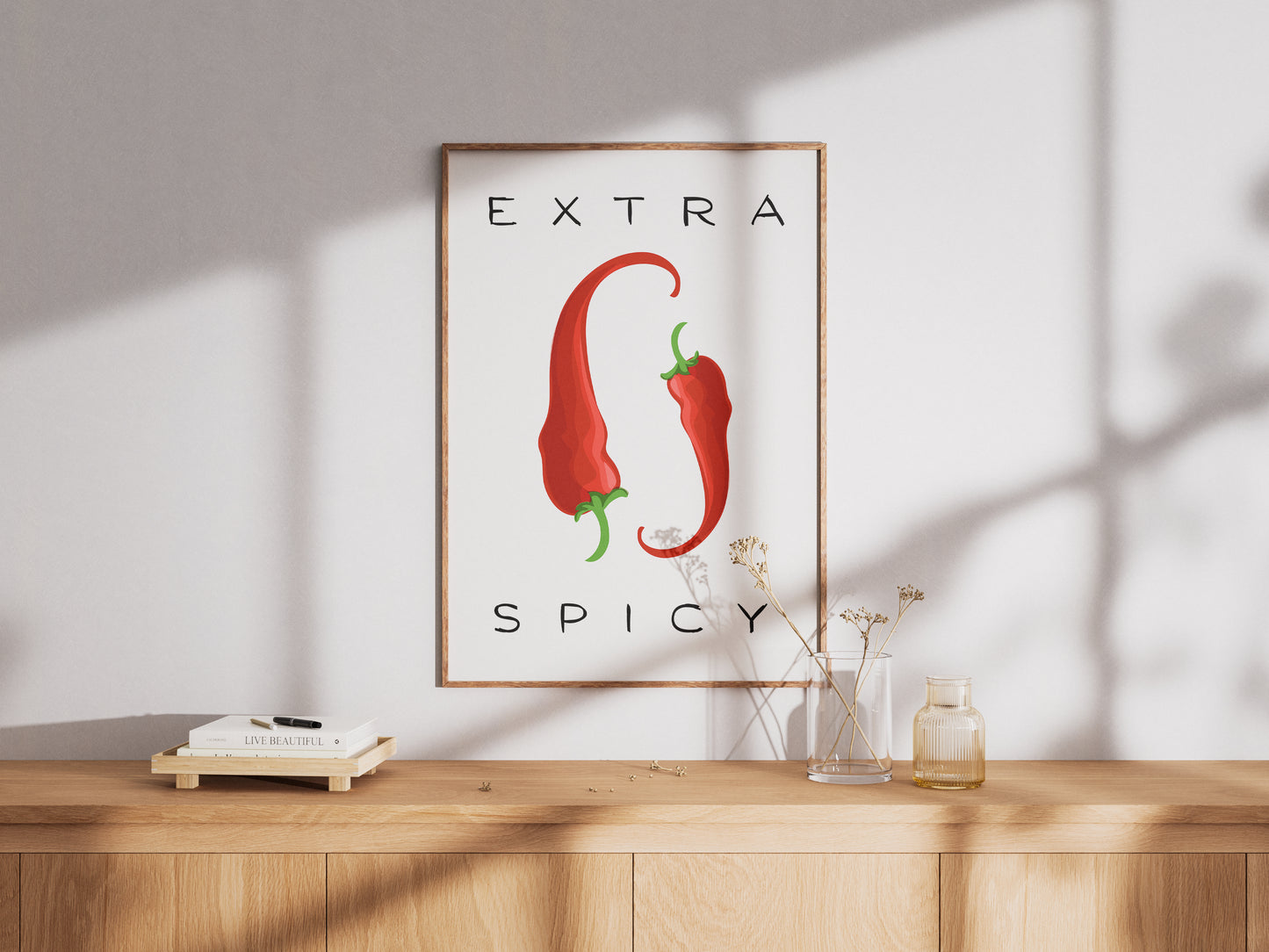 Extra Spicy Peppers - Digital Poster (A3)