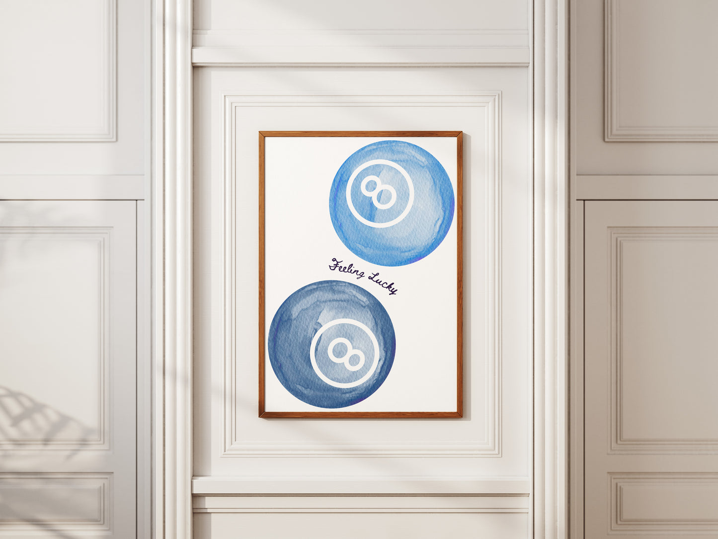 Feeling Lucky 8-Balls - Digital Poster (A3)