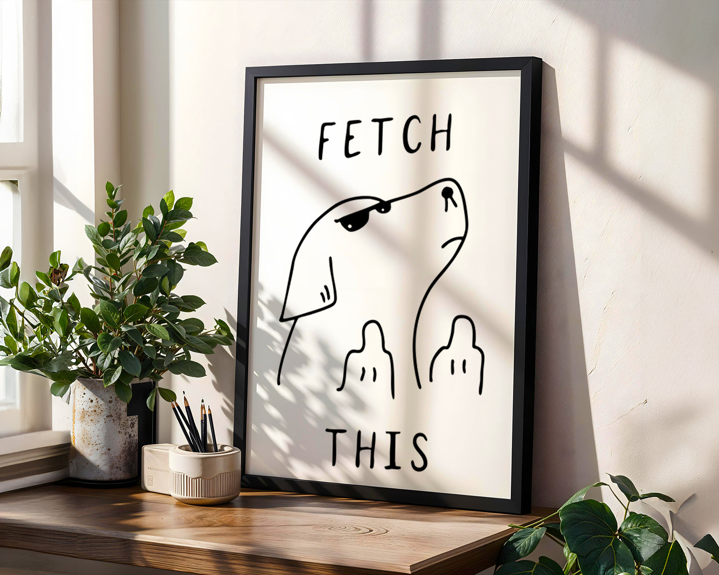 Fetch This Dog - Digital Poster (A3)