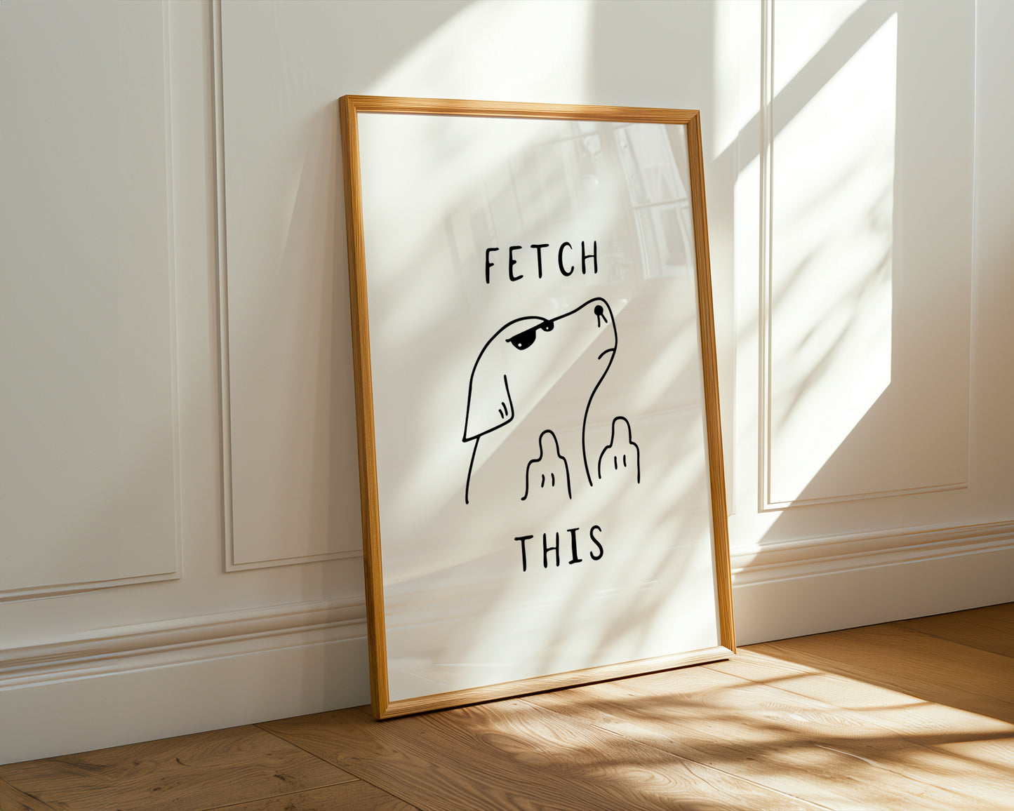 Fetch This Dog - Digital Poster (A3)