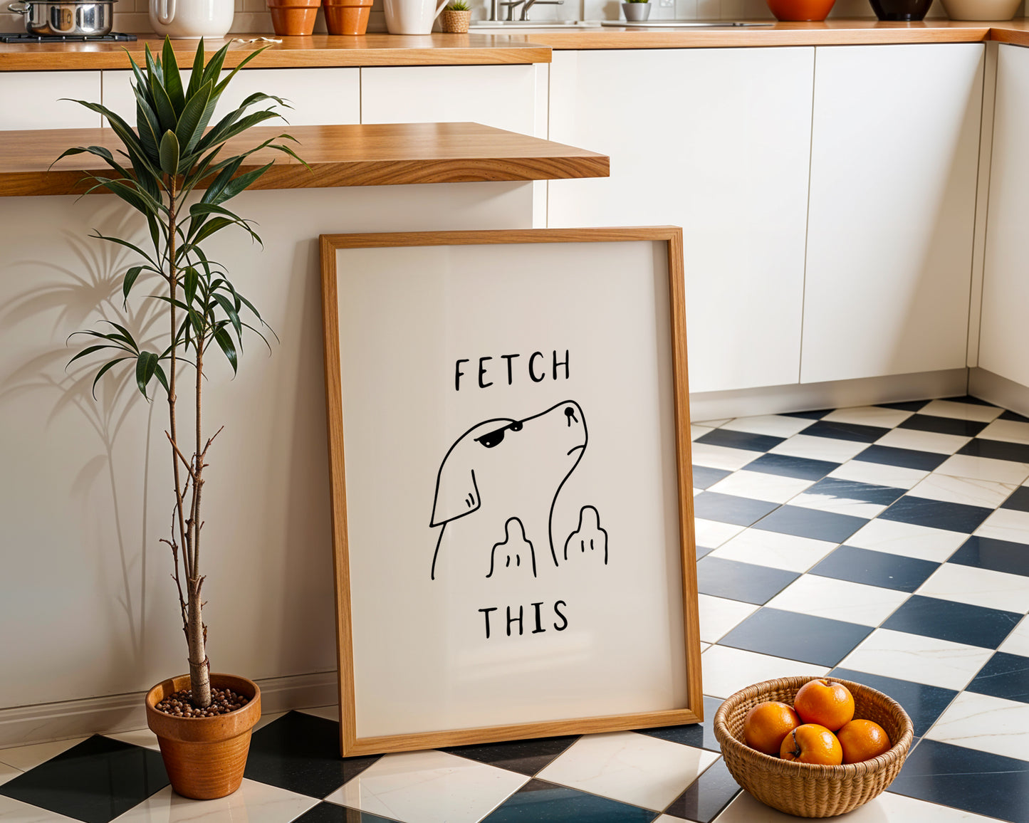 Fetch This Dog - Digital Poster (A3)