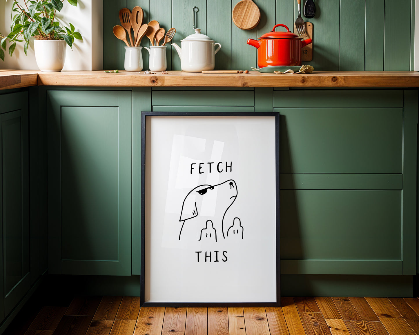 Fetch This Dog - Digital Poster (A3)