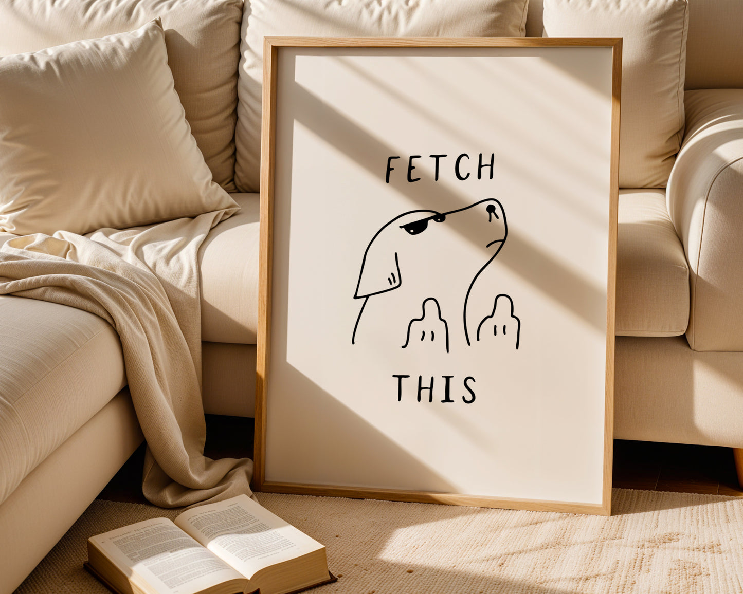 Fetch This Dog - Digital Poster (A3)