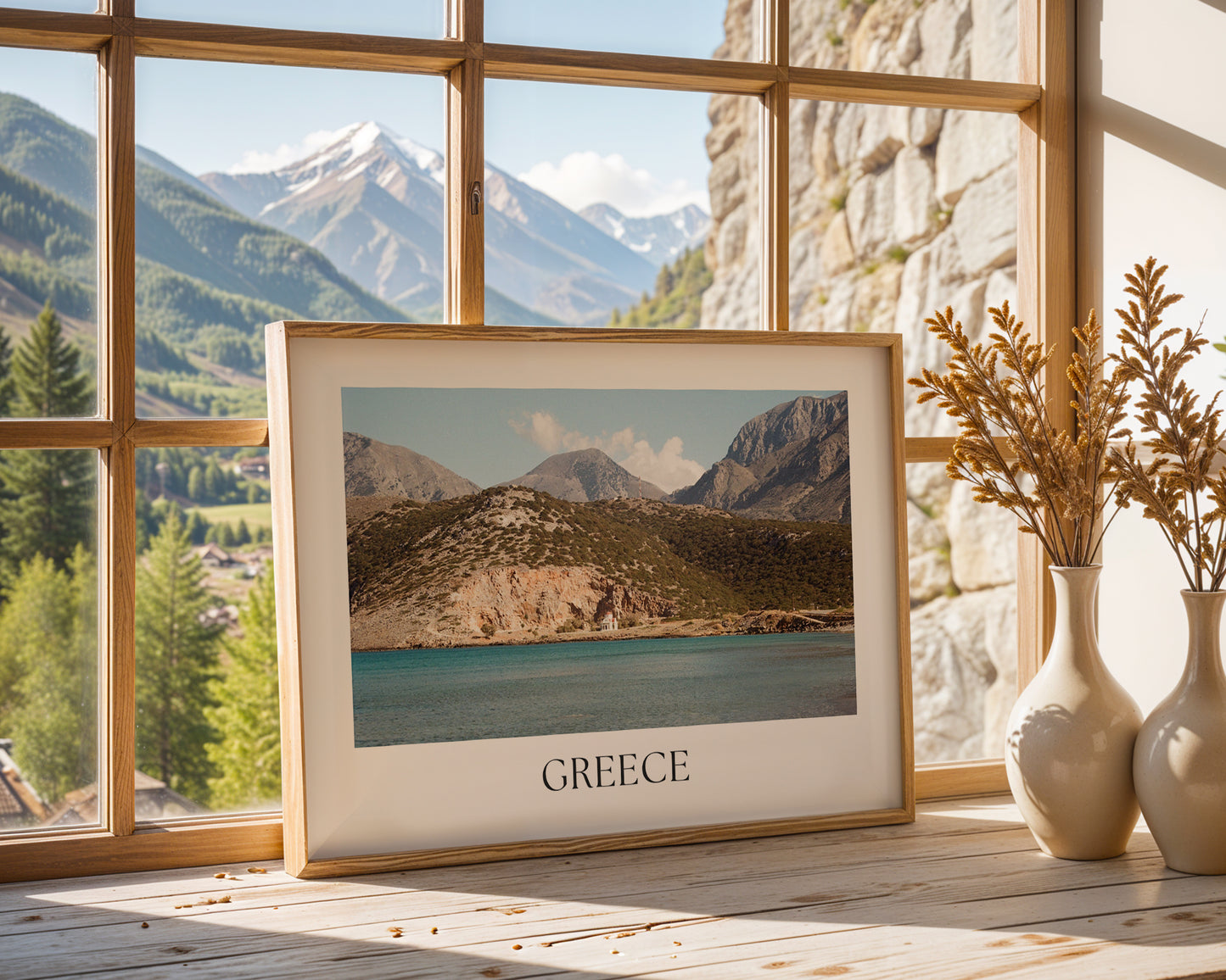 Greece Travel Poster - Digital Poster (A3)