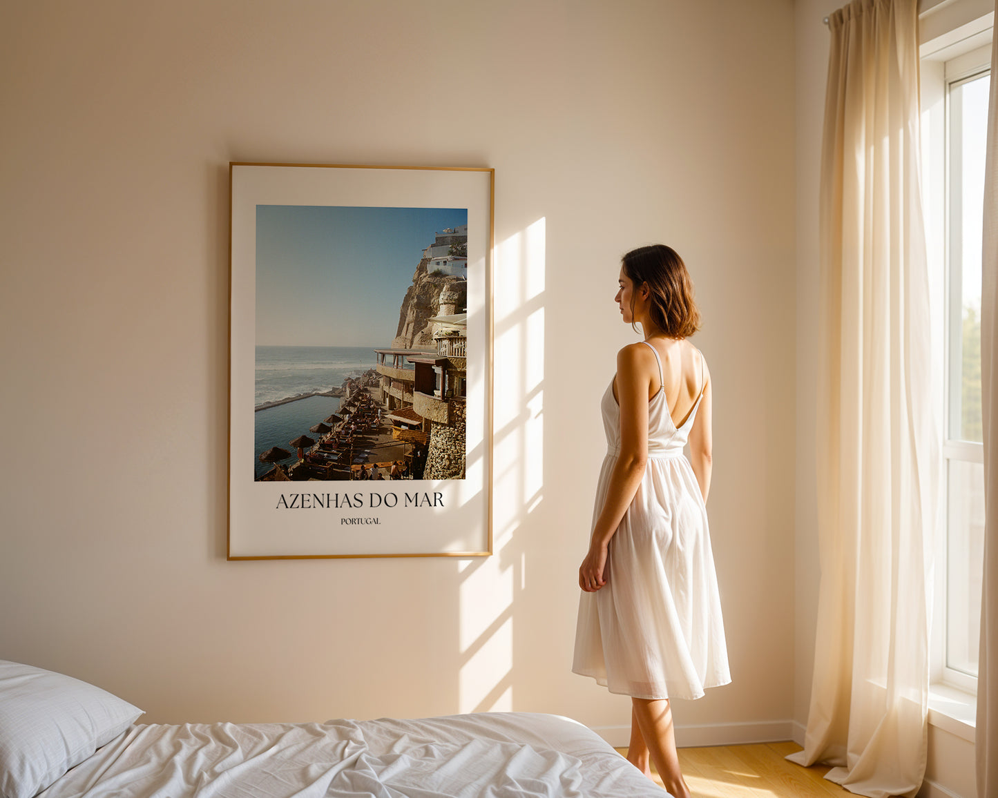 Azenhas do Mar Travel Poster - Digital Poster (A3)