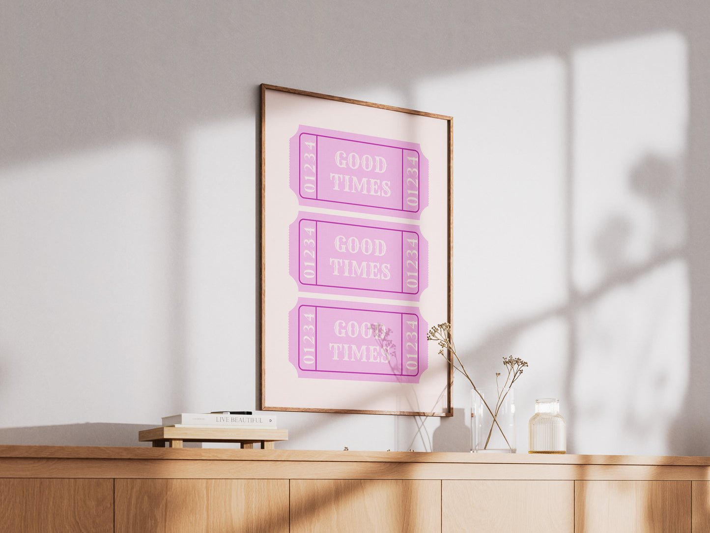 Good Times Tickets - Digital Poster (A3)