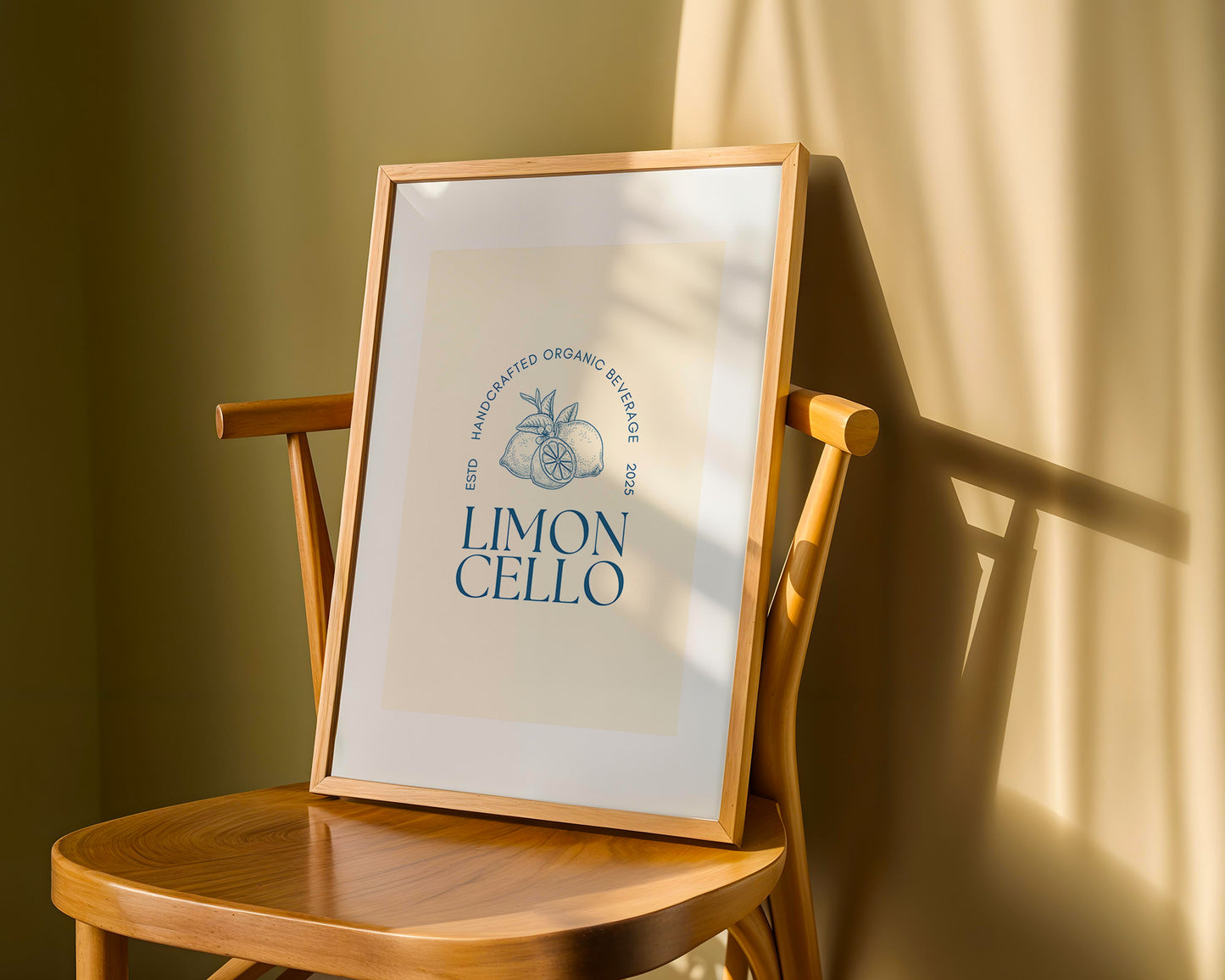 Classic Limoncello Seal - Digital Poster (A3)