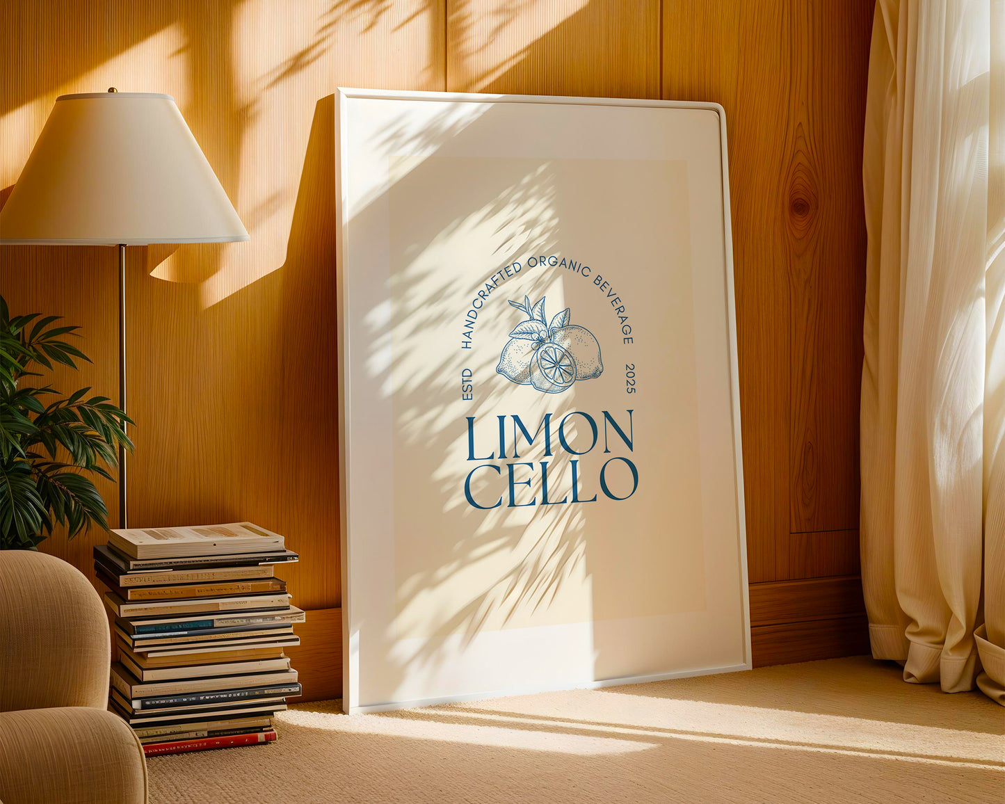 Classic Limoncello Seal - Digital Poster (A3)