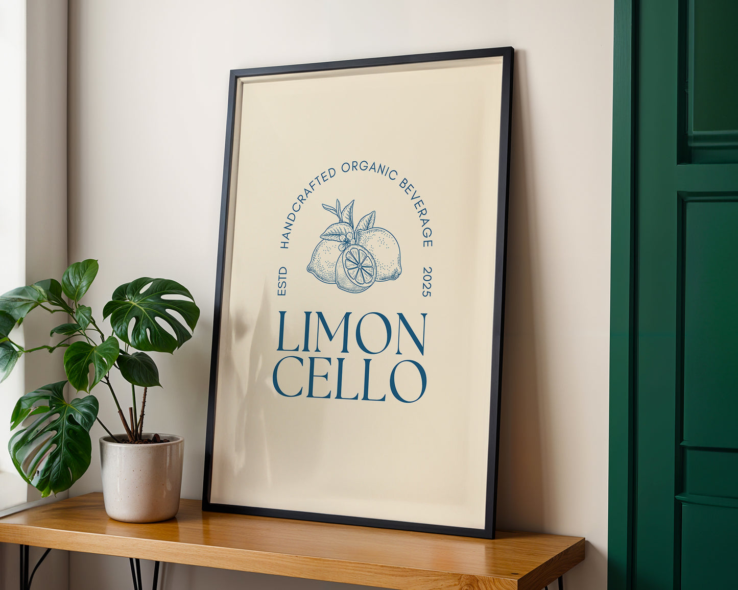 Classic Limoncello Seal - Digital Poster (A3)
