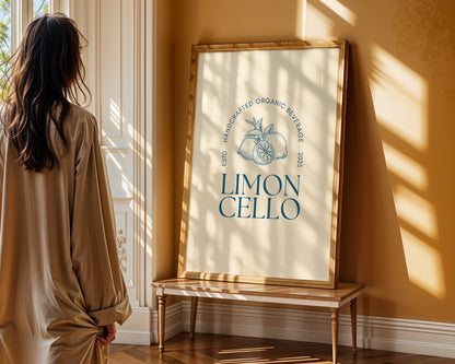 Classic Limoncello Seal - Digital Poster (A3)