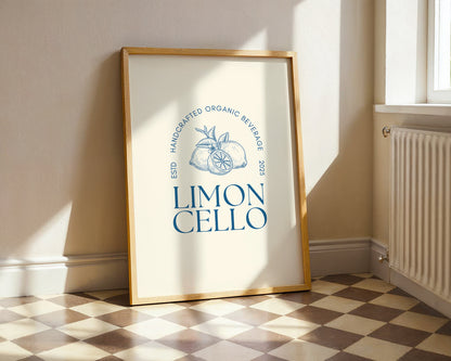 Classic Limoncello Seal - Digital Poster (A3)