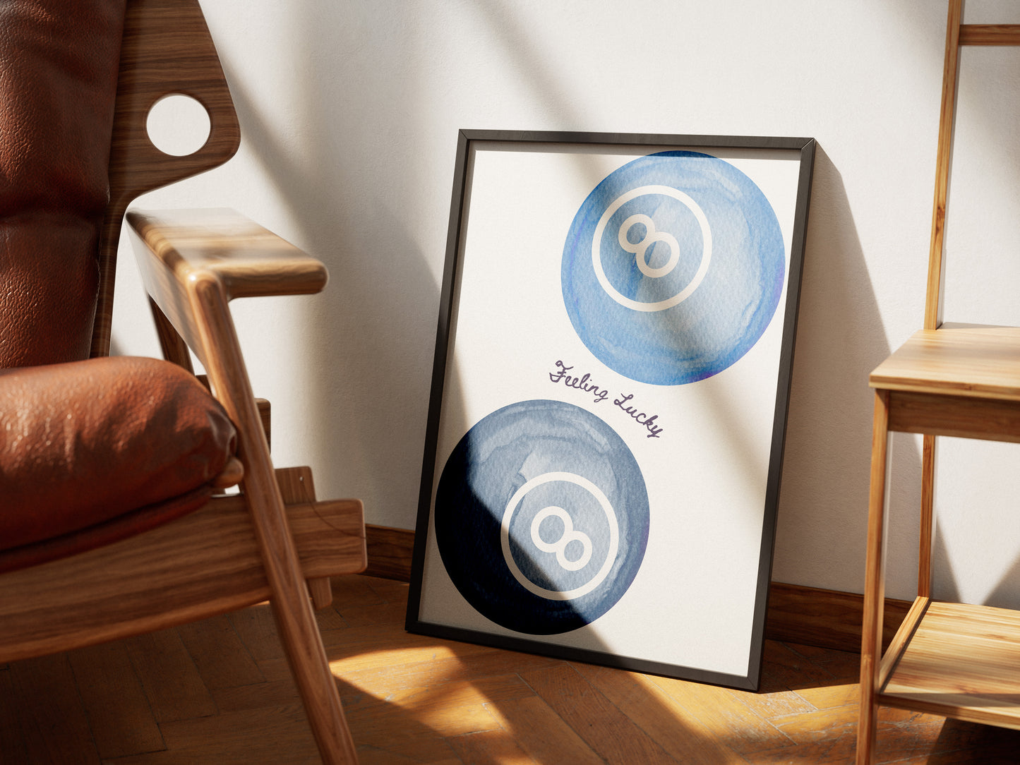 Feeling Lucky 8-Balls - Digital Poster (A3)