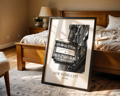 New York City Travel Poster - Digital Poster (A3)