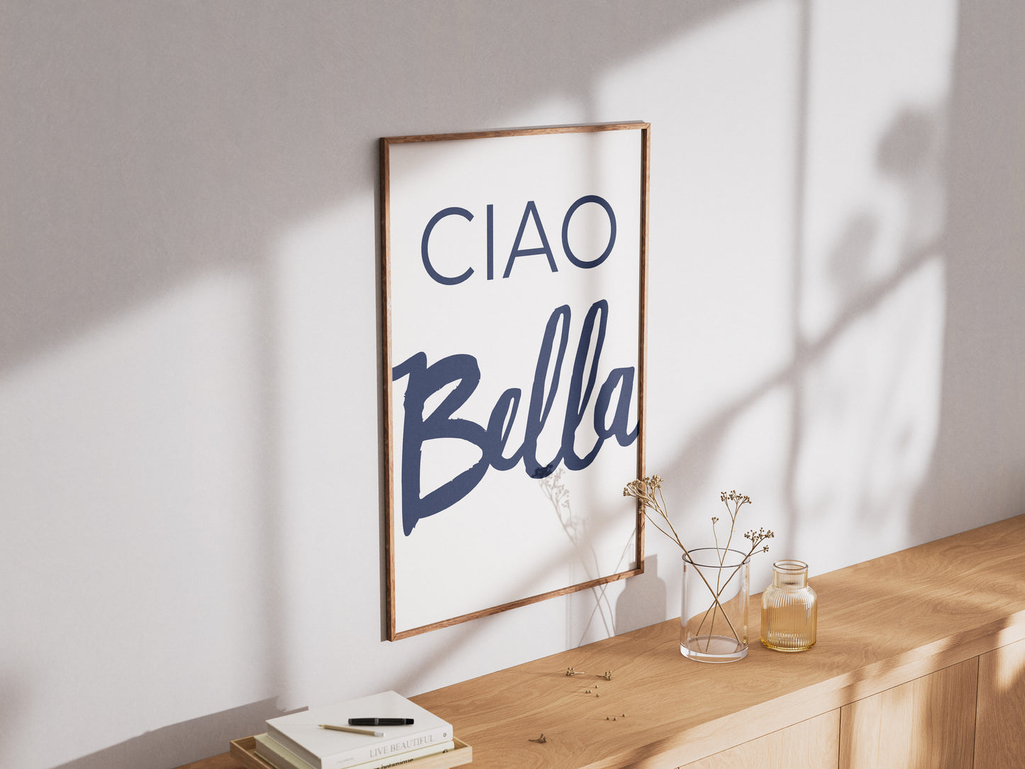 Ciao Bella Navy - Digital Poster (A3)