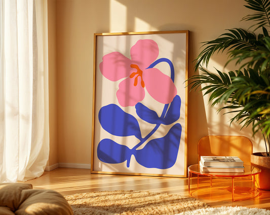 Hibiscus Study - Digital Poster (A3)