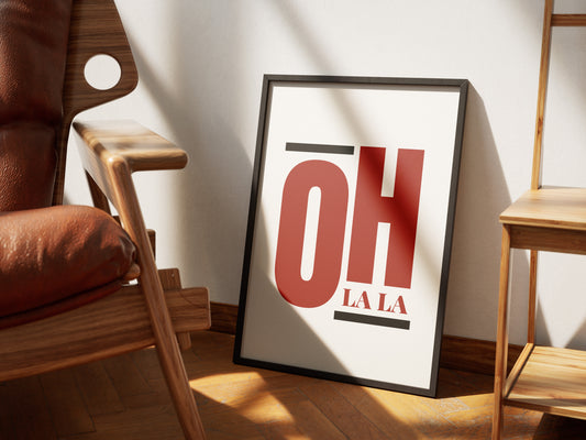 OH LA LA - Digital Poster (A3)