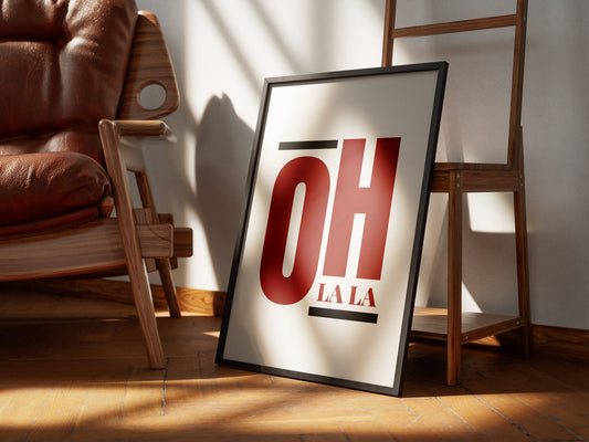 OH LA LA - Digital Poster (A3)